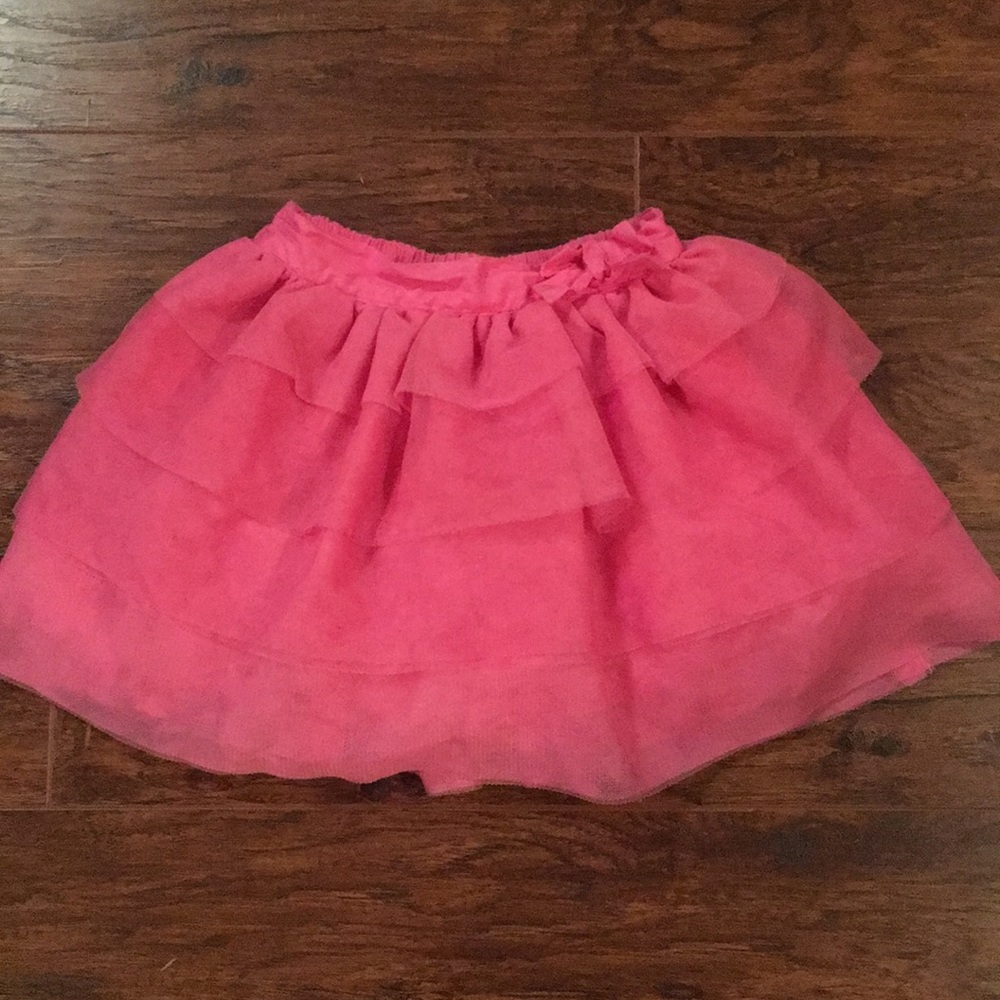 Pink tulle skirt